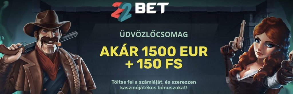 22 bet casino baner